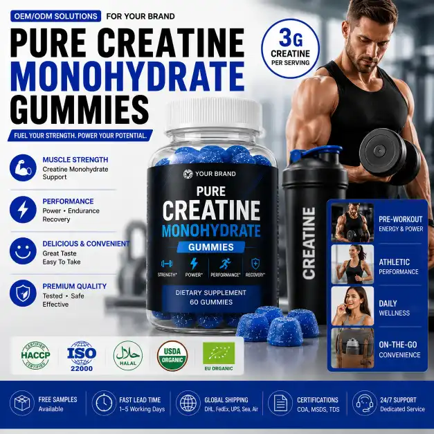 Pure Creatine Monohydrate Gummies: how they work, benefits, and safety considerations and certification